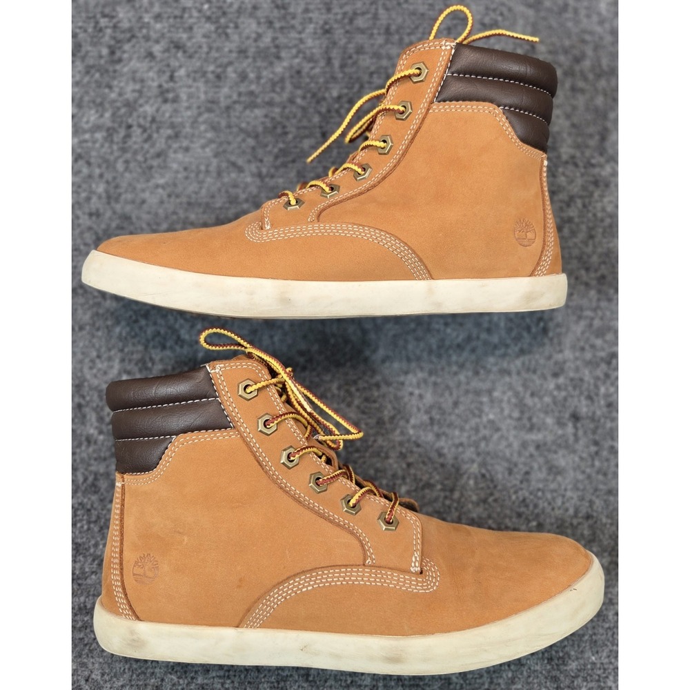 Timberland Boots Womens 9.5 Brown Leather Dausette High‎ Top Sneaker